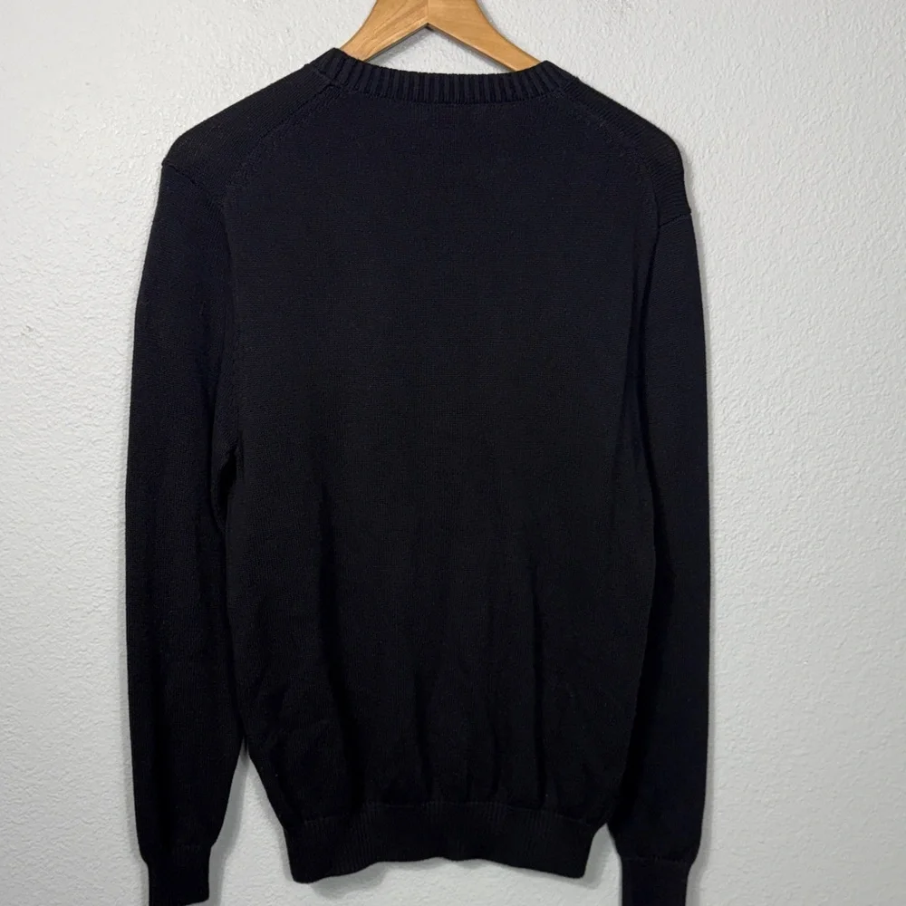 Suitsupply Black Crewneck Knit Sweater